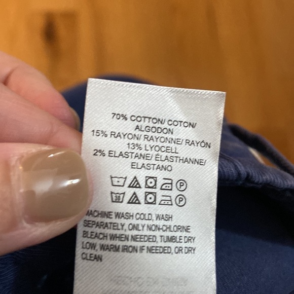 Lucky Brand button-fly utility pant in navy, size 24, NWT - Picture 10 of 10